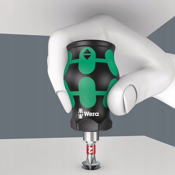Wera Wera Kraftform compact stubby magazine 3 bit set (black/green, 7 pieces)