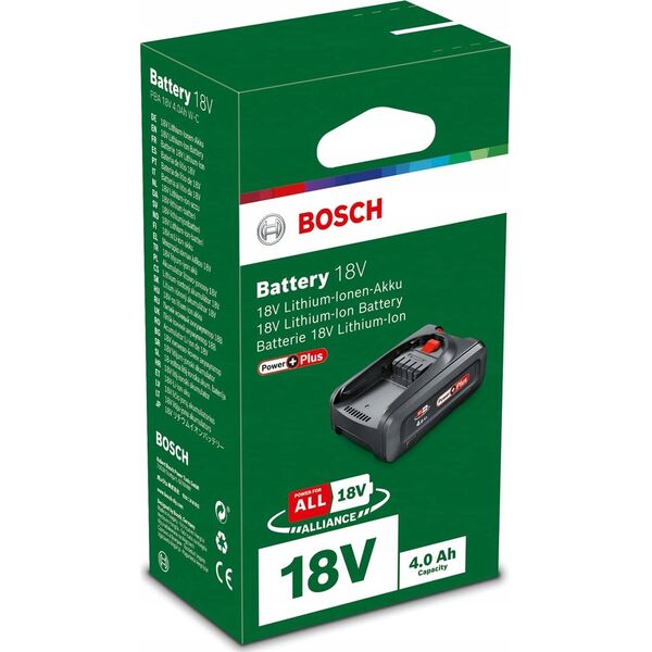Bosch Battery 18 V 4.0 Ah Li-Ion Bosch PBA 18V 4.0Ah PowerPlus