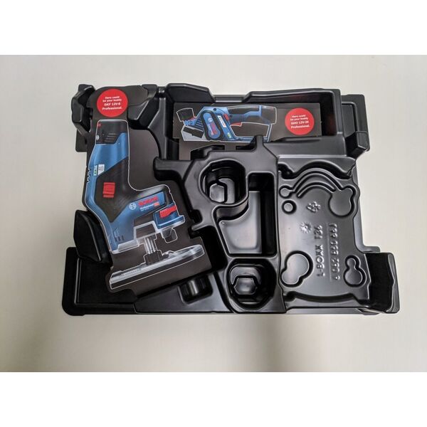 Bosch Bosch insert for cordless planer GHO / edge router GKF 12 V (black, for L-BOXX 136)