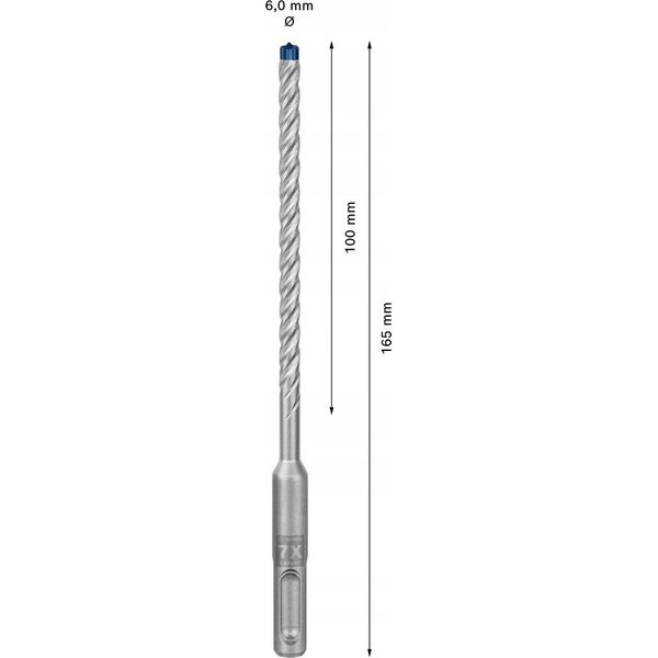 Wiertło Bosch Bosch Expert hammer drill bit SDS-plus-7X, 8mm, 50 pieces (working length 100mm)