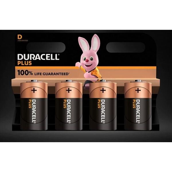 Duracell Duracell Plus D, battery (4 pieces, D)