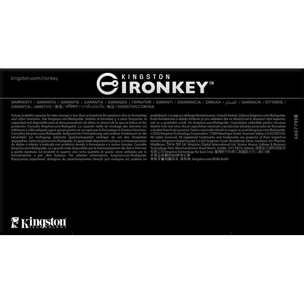 Pendrive Kingston Kingston IronKey D500S 128GB USB stick