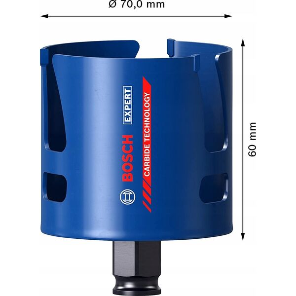 Bosch Bosch Expert hole saw 'Construction Material',  70mm (2.3/4")