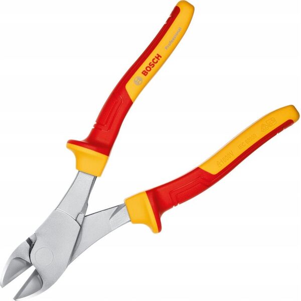 Bosch Bosch VDE Heavy-Duty Side Cutters Professional 200mm, Cutting Pliers (red/yellow)