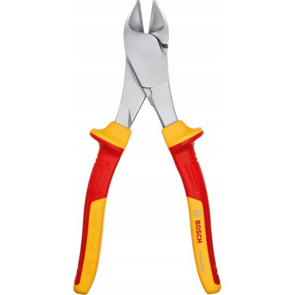 Bosch Bosch VDE Heavy-Duty Side Cutters Professional 200mm, Cutting Pliers (red/yellow)