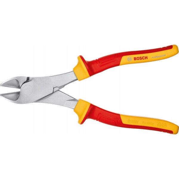 Bosch Bosch VDE Heavy-Duty Side Cutters Professional 200mm, Cutting Pliers (red/yellow)