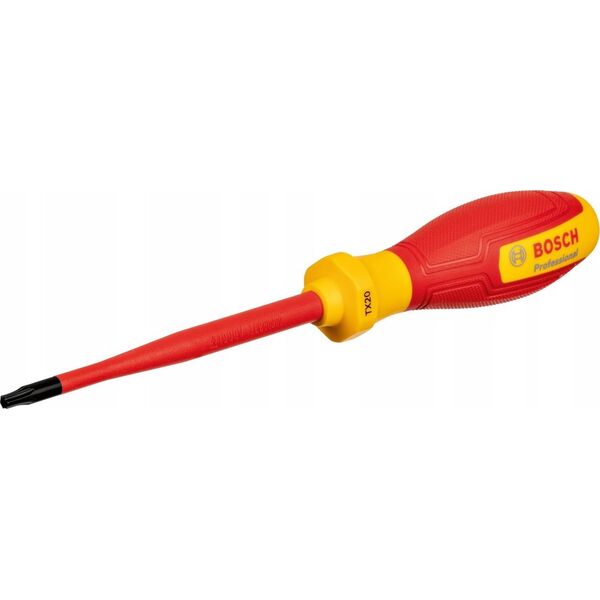 Bosch Bosch VDE screwdriver set TX Professional, 7-piece (red/yellow, 6 VDE screwdrivers, phase tester SL3)