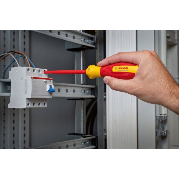 Bosch Bosch VDE screwdriver set TX Professional, 7-piece (red/yellow, 6 VDE screwdrivers, phase tester SL3)