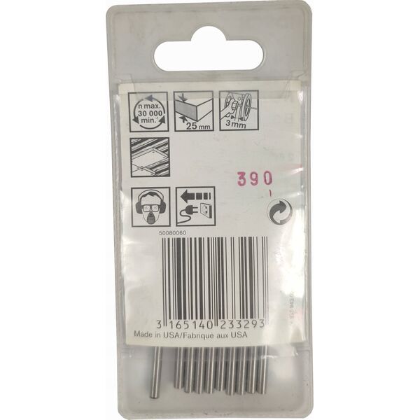 Wiertło Bosch Bosch guide tip cutting bit  3.2mm, for Rotocut router (10 pieces, for GCU 18V-30 Professional router)
