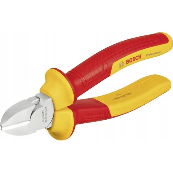 Bosch Bosch VDE diagonal side cutters Professional 160mm, cutting pliers (red/yellow)