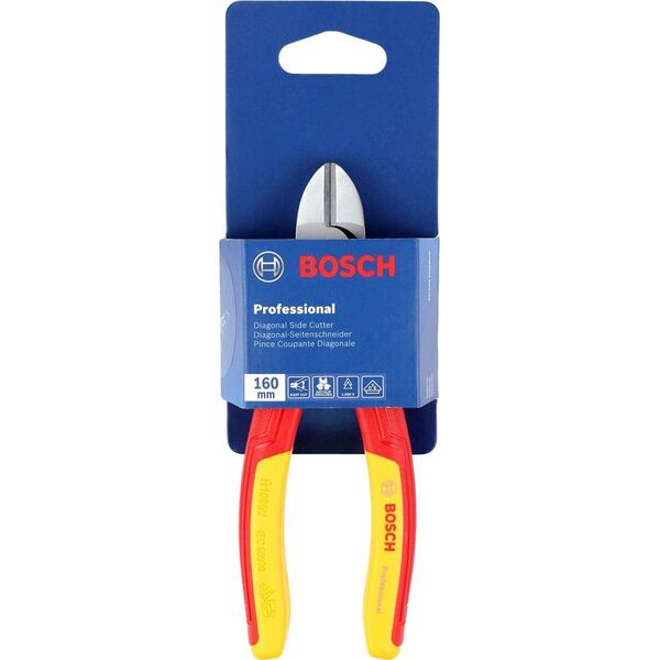 Bosch Bosch VDE diagonal side cutters Professional 160mm, cutting pliers (red/yellow)