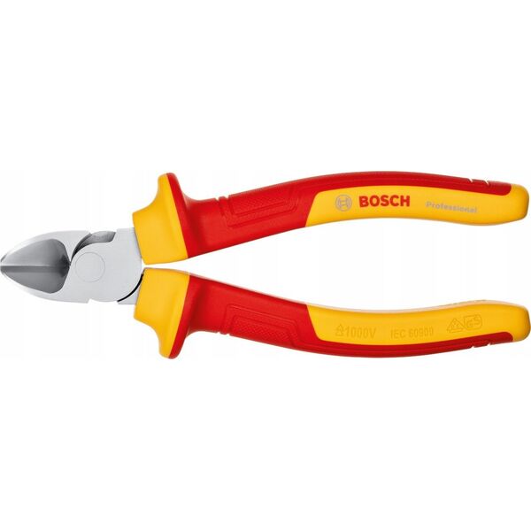 Bosch Bosch VDE diagonal side cutters Professional 160mm, cutting pliers (red/yellow)