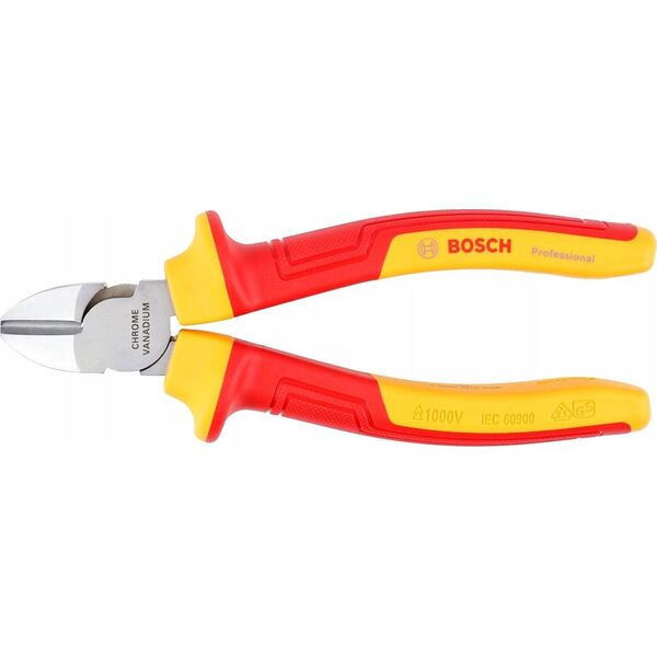 Bosch Bosch VDE diagonal side cutters Professional 160mm, cutting pliers (red/yellow)
