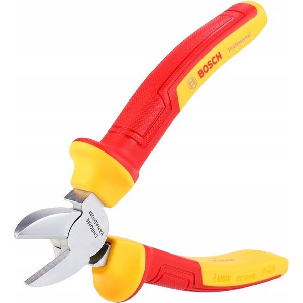 Bosch Bosch VDE diagonal side cutters Professional 160mm, cutting pliers (red/yellow)
