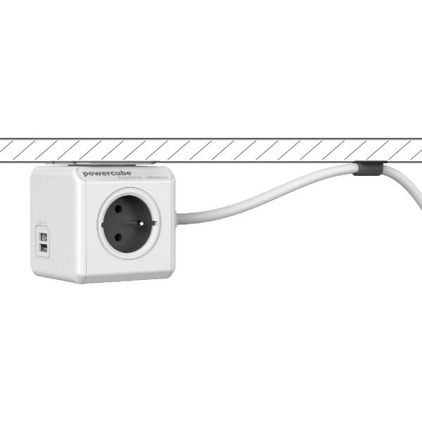 PowerCube Przedłużacz Extended 1,5m niebieski (2300BL/FREXPC)