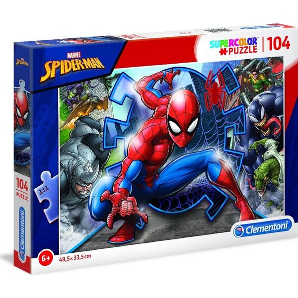 Clementoni Puzzle 104 elementy Super Kolor - Spider-Man