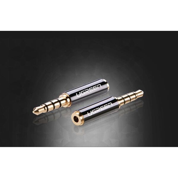 Adapter AV Ugreen Jack 2.5mm - Jack 3.5mm czarny (20502)
