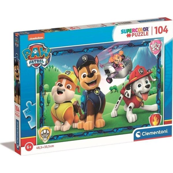 Clementoni CLE puzzle 104 SuperKolor Psi Patrol 27177