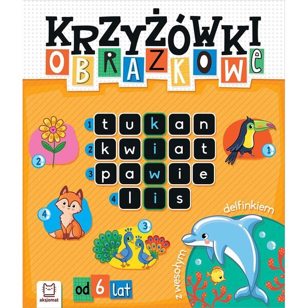 Aksjomat Krzyżówki obrazkowe z wesołym delfinkiem 6+ 39211