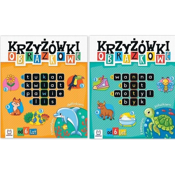 Aksjomat Krzyżówki obrazkowe z wesołym delfinkiem 6+ 39211