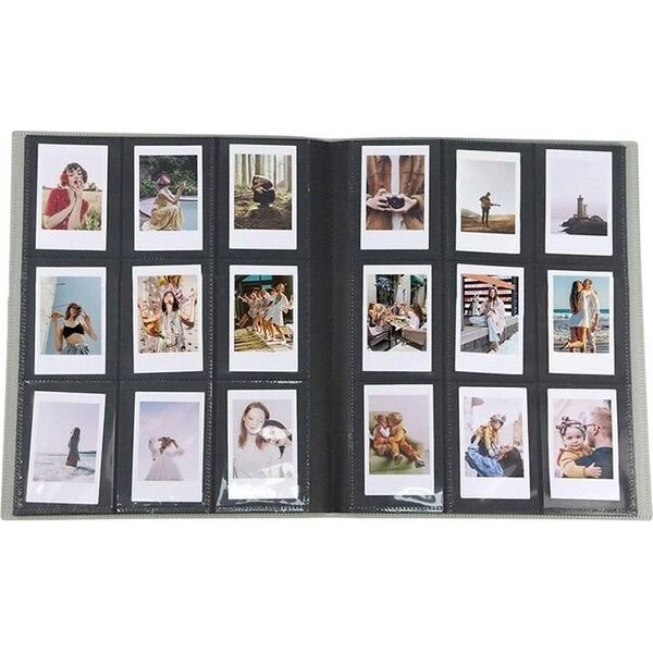 LoveInstant Album Na Zdjęcia - 360 Zdjęć Do Fujifilm Instax Mini / Xiaomi / Polaroid / Canon / Hp / Kodak / Czarny