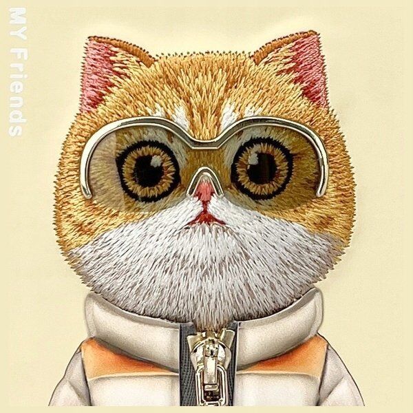 Nimmy iPhone 16 Pro 6.3" case khaki Cool&Cute 2.0 Cat