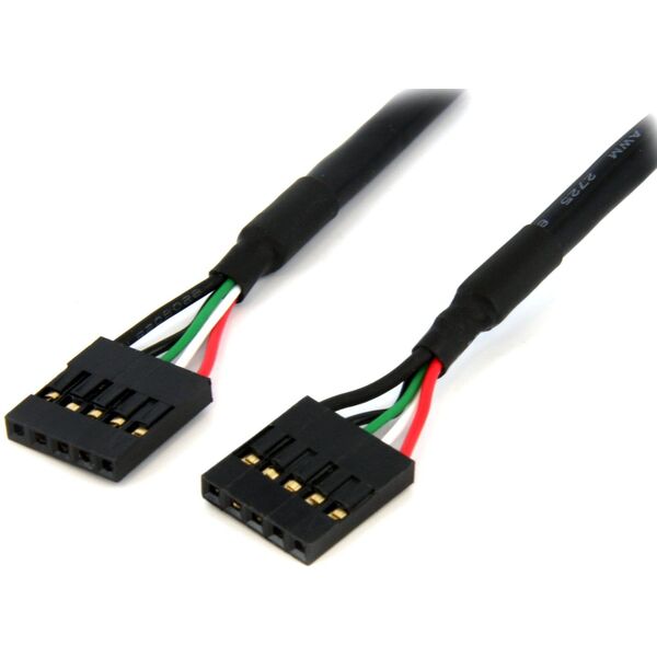 StarTech USB 5 pin - USB 5 pin, Czarny (USBINT5PIN24)