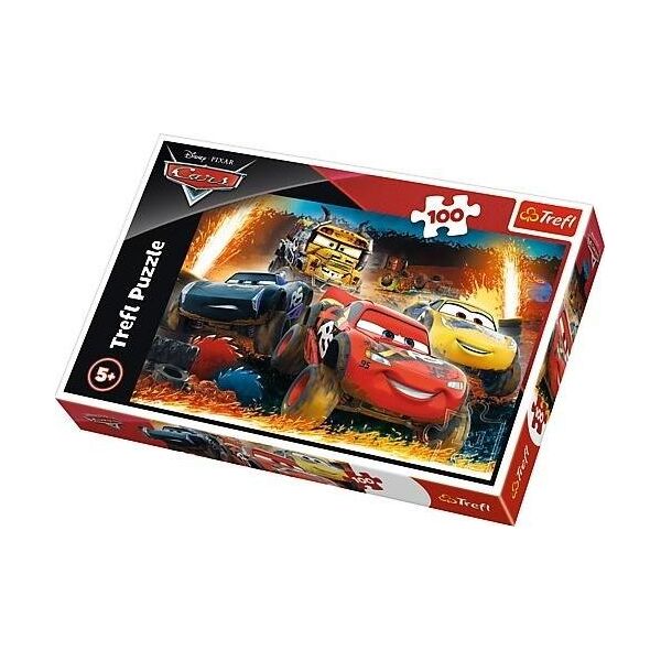 Trefl Puzzle 100 Ekstremalny wyścig Auta 3