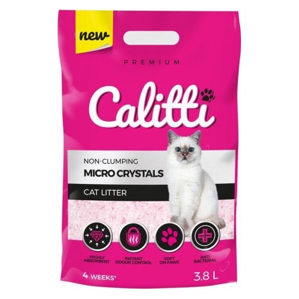 Żwirek dla kota Calitti Micro Crystals Naturalny 3.8 l