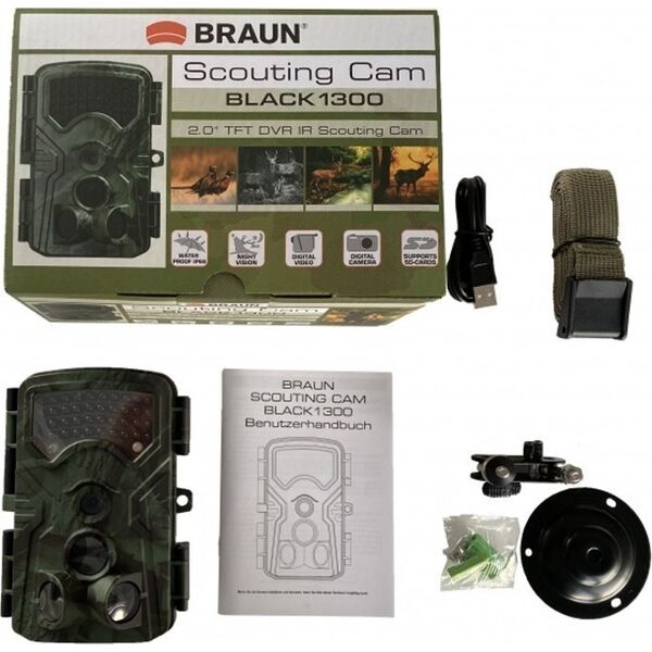 Κάμερα IP Braun Phototechnik Braun Scouting Cam Black1300 8960058 4000567576679