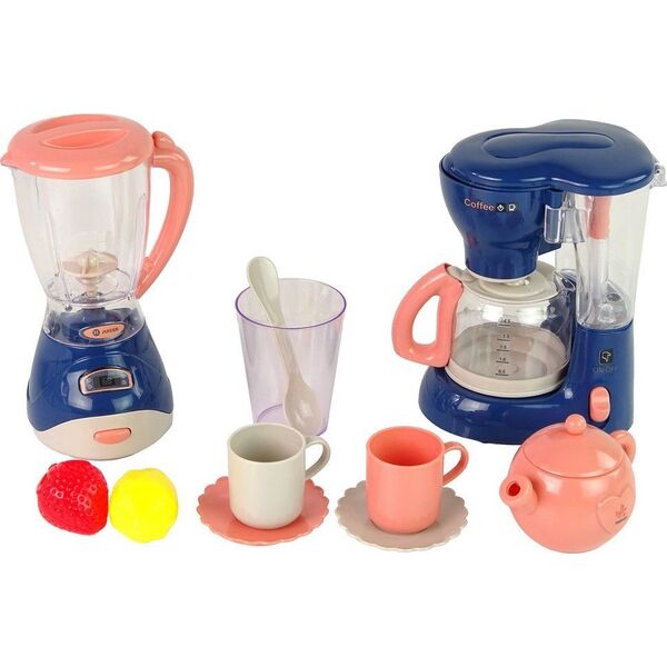 LeanToys Zestaw Akcesorii Kuchennych Blender Ekspres Do Kawy dla Dzieci
