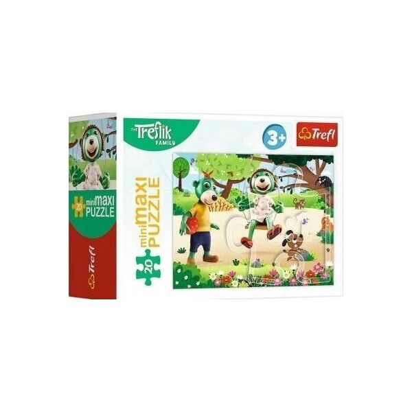 Trefl PUZZLE 20EL MINIMAXI TREFL 21154 DZIEN TREFLIKOW