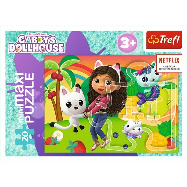 Trefl PUZZLE 20EL MINIMAXI TREFL 21158 DZIEN GABI PUD