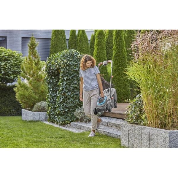 Kosiarka akumulatorowa Gardena GARDENA Cordless Lawnmower PowerMax 32/18V P4A solo, 18V (black/grey, without battery and charger, POWER FOR ALL ALLIANCE)