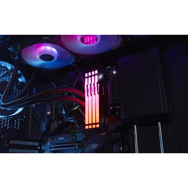 Pamięć Kingston Fury Beast RGB, DDR5, 8 GB, 6000MHz, CL30 (KF560C30BBA-8)