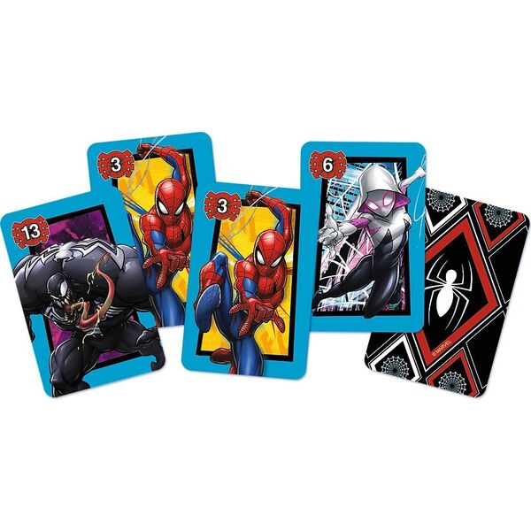 Trefl 2 GRY W 1 Spiderman Karty Piotruś gra Pamięć Memo