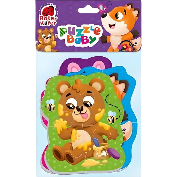 Roter Kafer Baby puzzle piankowe Zwierzęta leśne RK6010-06
