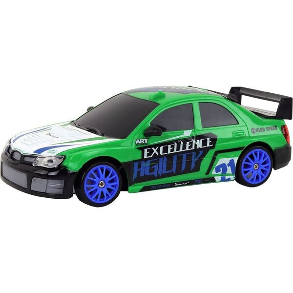 LeanToys Autko Sportowe Zdalnie Sterowane R/C 1:24 Zielone Wymienne Koła