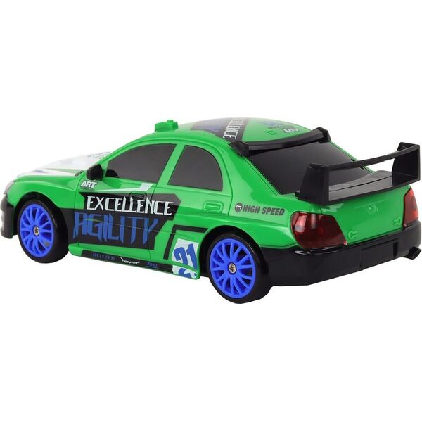 LeanToys Autko Sportowe Zdalnie Sterowane R/C 1:24 Zielone Wymienne Koła