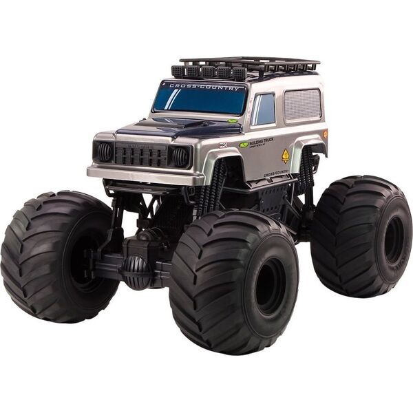 LeanToys Duże Auto Terenowe Zdalnie Sterowane Suv 2.4G RC 1:6 Siwy