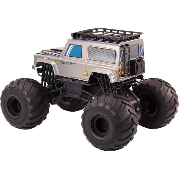 LeanToys Duże Auto Terenowe Zdalnie Sterowane Suv 2.4G RC 1:6 Siwy