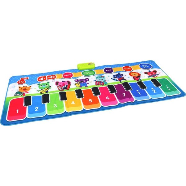 LeanToys Mata Muzyczna Interaktywna Edukacyjna Do Tańczenia Instrumenty Dźwięki