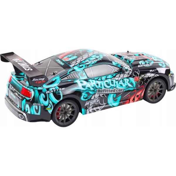 LeanToys Duże Auto Sportowe Zdalnie Sterowane RC 1:8 Światła Dźwięki Graffiti