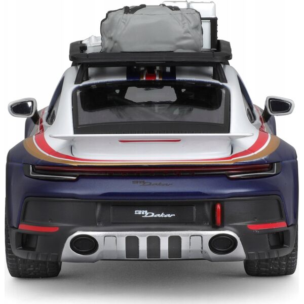 Bburago BBU 1:24 Racing Porsche 911 Dakar met blue 28029