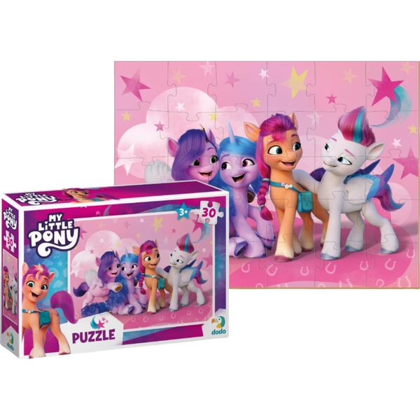 Dodo PUZZLE MY LITTLE PONY 30 KOLOROWYCH ELEMENTÓW DO UŁOŻENIA DLA NAJMŁODSZYCH