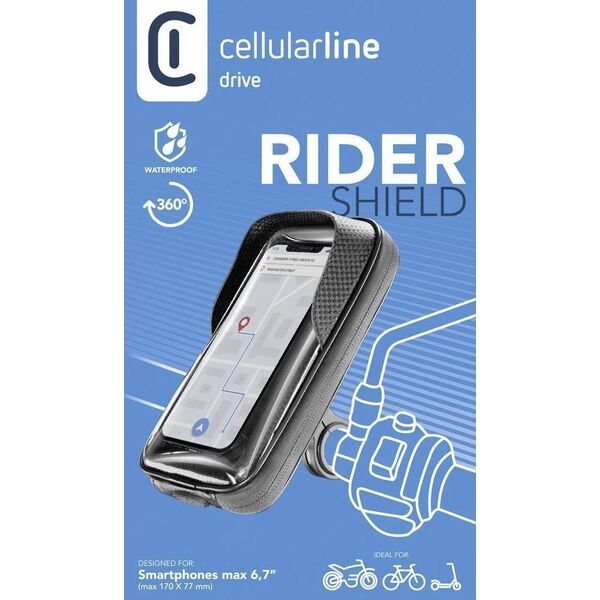 Cellular Line Cellularline Wasserfest Handy Halter f. Motorad, Fahrrad etc.
