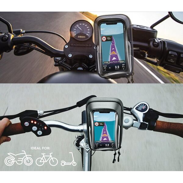 Cellular Line Cellularline Wasserfest Handy Halter f. Motorad, Fahrrad etc.