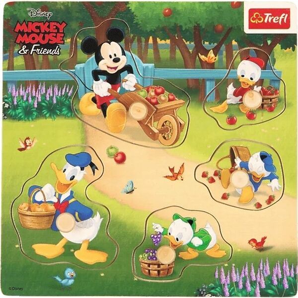 Trefl Puzzle mini drewniane - Mickey & Friends TREFL