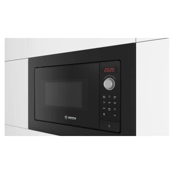 Kuchenka mikrofalowa Bosch Bosch Serie 2 BFL623MB3 vestavná mikrovlnná trouba, 800 W, 5 stupňů výkonu, LED displej, černá