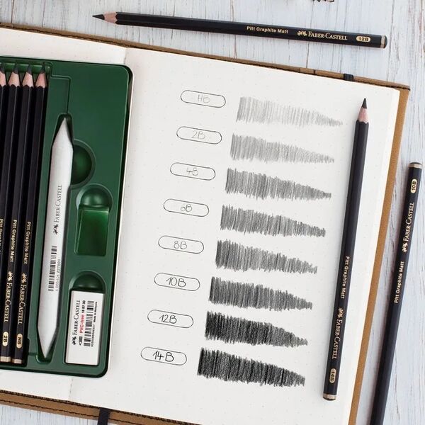 Faber-Castell FABER-CASTELL Set Pitt Graphite Matt 11er Metalletui